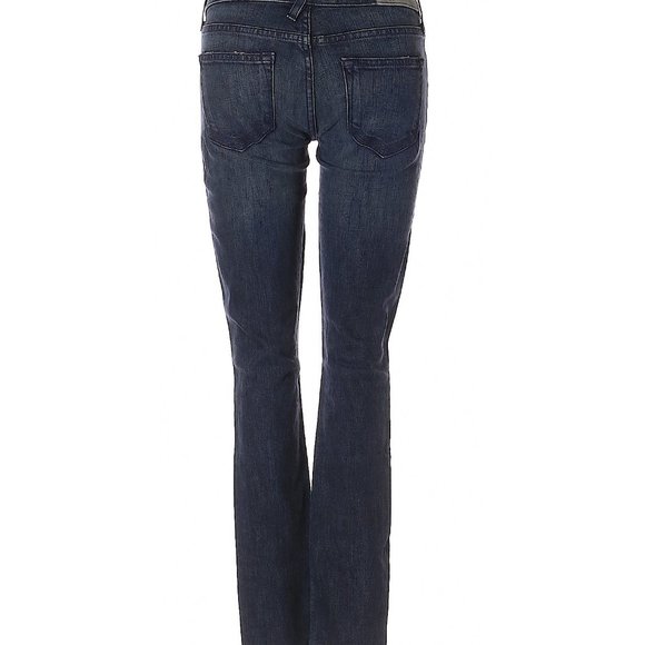 Textile by Elizabeth&James Jeans Boho Distressed Detail Blue Sz 26 #64 - Picture 2 of 2